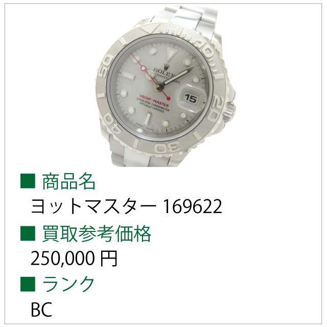 ロレックス　ヨットマスター-169622-BC-250000